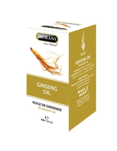 Óleo de Ginseng Natural Hemani - 30 ml