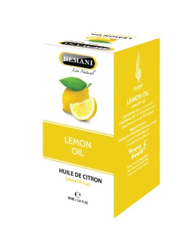 Óleo de Limão Natural Hemani - 30 ml