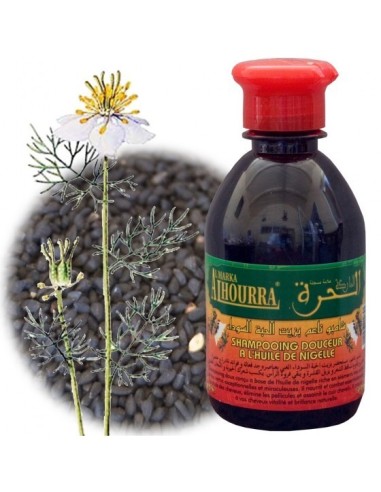 Xampus Natural de Ajenuz - 250 ml - Jabba Swada - Nigella Sativa - Al Hourra