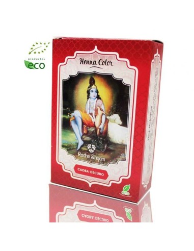 HENNA RADHE PÓ DE MOGNO ESCURO