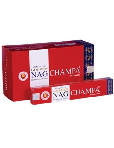 INCENSO NAG CHAMPA - GOLDEN - 15 GRAMAS