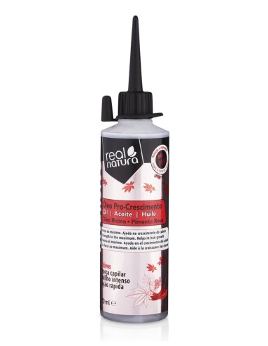 ACEITE CAPILAR TODO TIPO DE CABELLO - PRO-CRECIMIENTO - REAL NATURA - 70 ML
