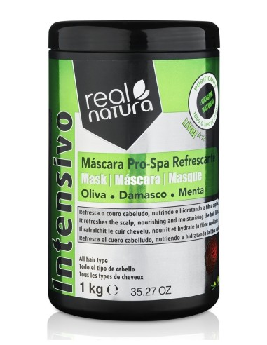 MASCARILLA PRO-SPA REFRESCANTE - TODO TIPO DE CABELLO - REAL NATURA - 1 KG