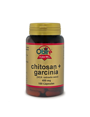 CHITOSANA + GARCINIA - NATURE ESSENTIAL - 450 MG - 100 CÁPSULAS