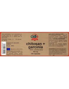 CHITOSANA + GARCINIA - NATURE ESSENTIAL - 450 MG - 100 CÁPSULAS 2