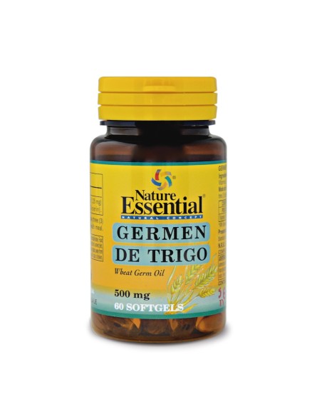 ÓLEO DE GERME DE TRIGO - NATURE ESSENTIAL - 500 MG - 60 PÉROLAS