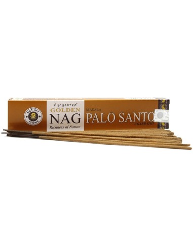 INCIENSO PALO SANTO - NAG PALO SANTO - GOLDEN - VARITAS DE INCIENSO - 15GR
