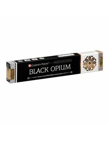 INCENSO DE ÓPIO NEGRO - JARDIM FRESCO - 15GR