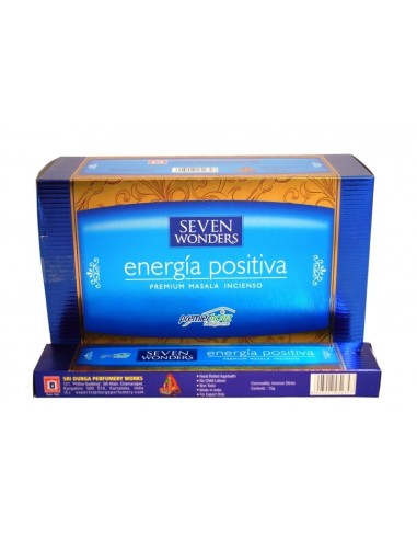 INCIENSO ENERGÍA POSITIVA - SEVEN WONDERS SRI DURGA - 15 GR