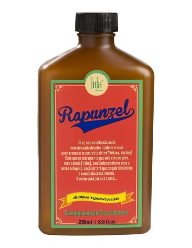 XAMPU REJUVENESCENTE RAPUNZEL - LOLA COSMÉTICOS - 250 ML