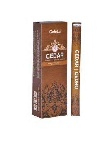 INCENSO DE CEDRO - GOLOKA - 20 BARRAS