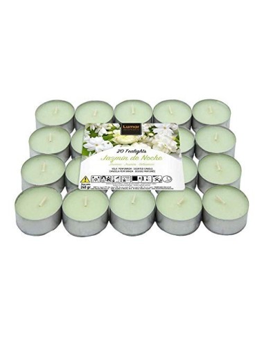 VELAS PERFUMADAS DE JASMIM - PACK 20 VELAS - VELAS LUMAR