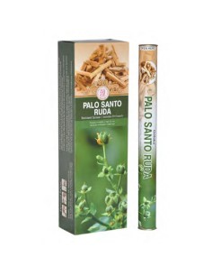INCIENSO PALO SANTO Y RUDA - GOLOKA - 20 VARILLAS