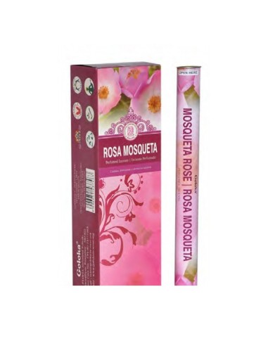 INCENSO ROSA MOSQUETA - GOLOKA - 20 BARRAS