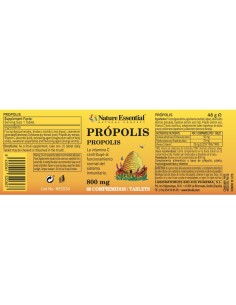 PRÓPOLIS - NATURE ESSENTIAL -  800 MG - 60 COMPRIMIDOS 2