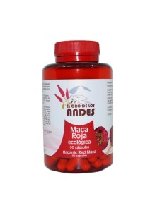 MACA VERMELHA ORGÂNICA - EL ORO DE LOS ANDES - 700 MG - 90 CÁPSULAS