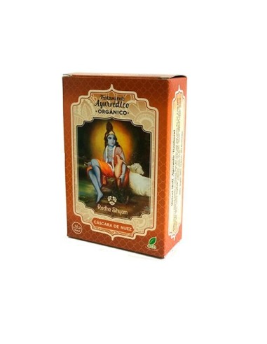 TRATAMIENTO AYURVEDICO CASCARA DE NUEZ - RADHE SHYAM - 100 GR