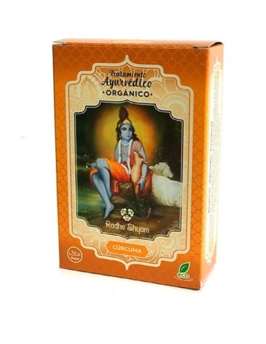 TRATAMIENTO AYURVEDICO CURCUMA - RADHE SHYAM - 100 GR