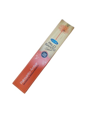 INCIENSO PALO SANTO Y ÁMBAR - VARITAS DE INCIENSO - ULLAS - 15GR