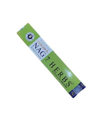 INCIENSO NAG 7 HERBS - VARITAS DE INCIENSO - GOLDEN - 15GR