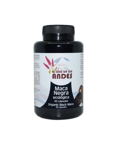 MACA NEGRA ECOLÓGICA - EL ORO DE LOS ANDES - 700 MG - 90 CÁPSULAS
