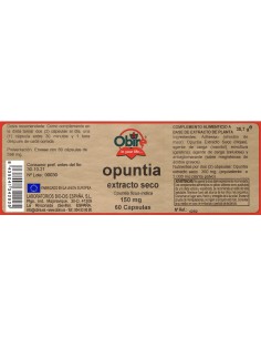 OPUNTIA - OBIRE - 150 MG - 60 CÁPSULAS 2