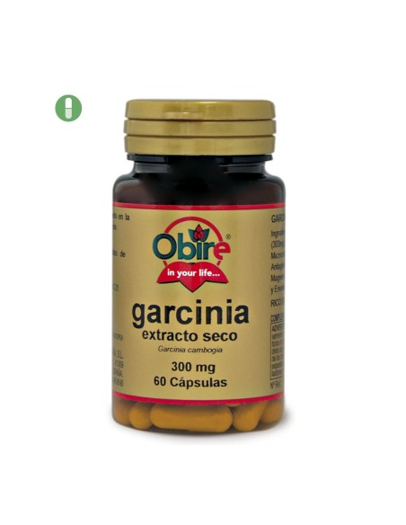 GARCINIA CAMBOGIA (EXT. SECO 60 % HCA) - OBIRE - 300 MG - 60 CÁPSULAS