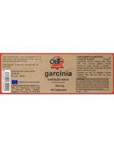 GARCINIA CAMBOGIA (EXT. SECO 60 % HCA) - OBIRE - 300 MG - 60 CÁPSULAS 2