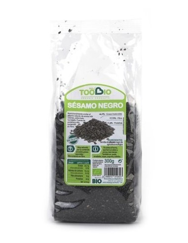 SÉSAMO PRETO BIO - TOOBIO - 300 GRAMAS