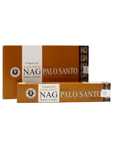 INCENSO PALO SANTO - NAG PALO SANTO - GOLDEN - 15 GRAMAS