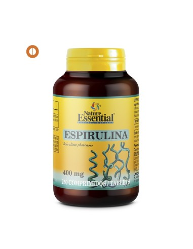 ESPIRULINA - NATURE ESSENTIAL - 400 MG - 250 COMPRIMIDOS