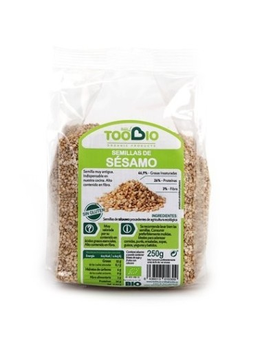 SESAMO NATURAL BIO - TOOBIO - 250 GR