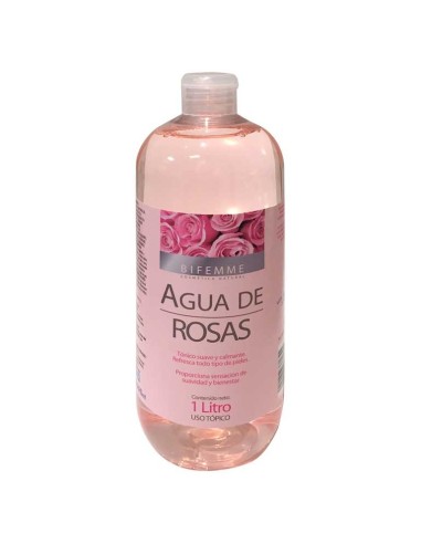 AGUA DE ROSAS - TÓNICO FACIAL AGUA DE ROSAS - BIFEMME - 1L