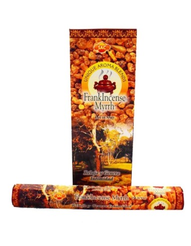 INCENSO FRANKINCENSE MIRRA - SAC - 20 BARRAS