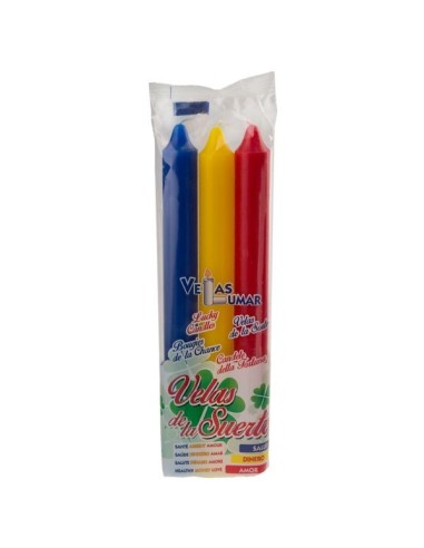 VELAS DE SORTE - SAÚDE E DINHEIRO E AMOR - VELAS ESOTÉRICAS