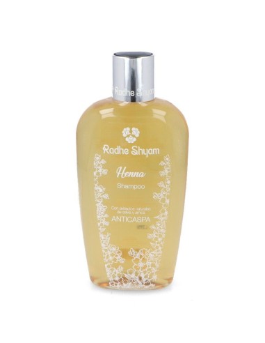 SHAMPOO DE HENNA ANTICASPA - RADHE SHYAM - 250 ML