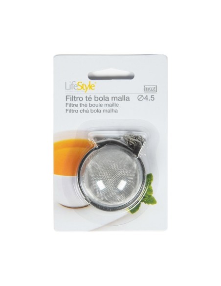 FILTRO ACERO INOXIDABLE PARA INFUSIONES SIN MANGO - FILTRO TÉ BOLA MALLA