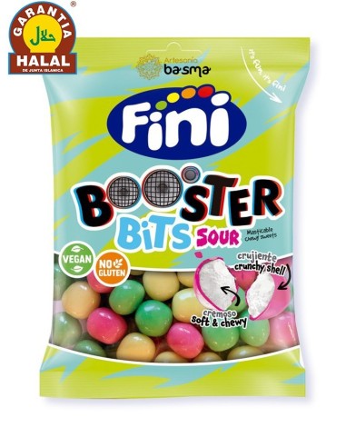 DOCES HALAL - BOOOSTER BITS SOUR - FINI - DOCES HALAL 90 GRAMAS