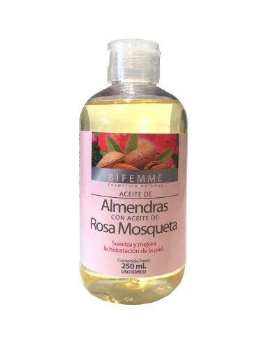 ÓLEO DE AMÊNDOA + ROSA MOSQUETA - BIFEMME - 250 ML