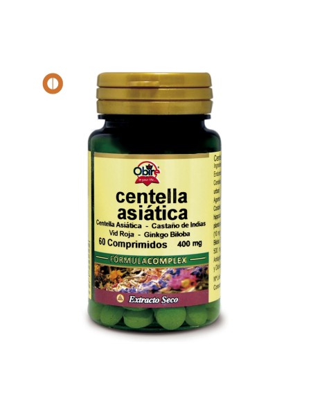 CENTELHA ASIÁTICA COMPLEXA - OBIRE - 400 MG - 60 COMPRIMIDOS