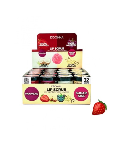 EXFOLIANTE LABIAL DE FRESA - LIP SCRUB DDONNA - 20 GR