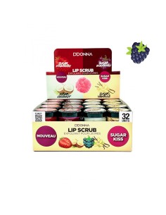 ESFOLIANTE LABIAL DE MORANGO - LIP SCRUB DDONNA - 20 GRAMAS