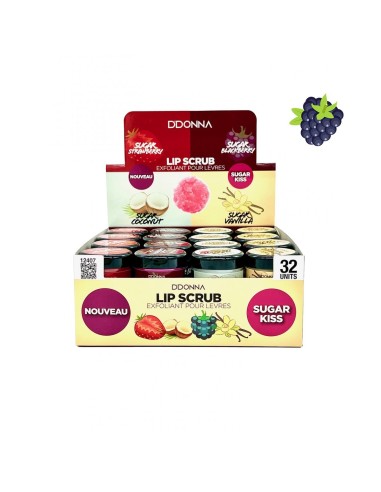 ESFOLIANTE LABIAL DE MORANGO - LIP SCRUB DDONNA - 20 GRAMAS