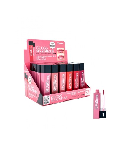 VOLUMINIZADOR DE LABIOS CON ÁCIDO HIALURÓNICO B1 - GLOSS MAXIMIZER 24H - DDONNA
