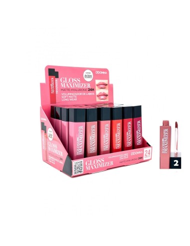 VOLUMINIZADOR LIP COM ÁCIDO HIALURÔNICO B2 - GLOSS MAXIMIZER 24H - DDONNA