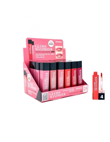 VOLUMINIZADOR LIP COM ÁCIDO HIALURÔNICO B4 - GLOSS MAXIMIZER 24H - DDONNA