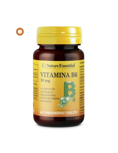 VITAMINA B-6 - NATURE ESSENTIAL - 10 MG - 60 COMPRIMIDOS