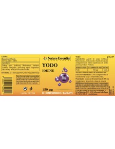 IODO - NATURE ESSENTIAL - 150 MCG - 50 COMPRIMIDOS 2