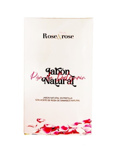 JABÓN NATURAL ROSA DE BULGARIA - ROSE&ROSE - 100 GR
