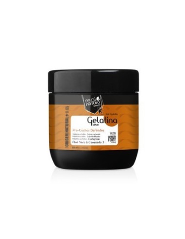 GELATINA CAPILAR PRO-RIZOS DEFINIDOS - REAL NATURA - 500 ML